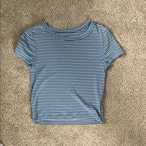 Striped Blue Women's Top American eagle